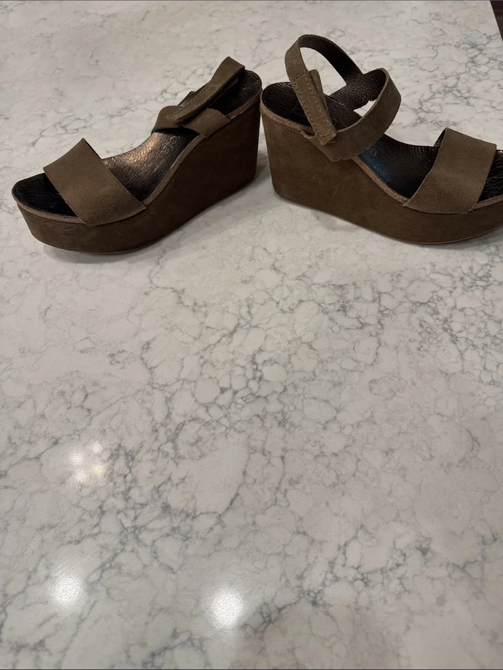 Pedro Garcia suede wedges in GUC